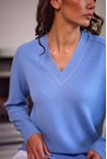 Anya Cashwool Knit - riviera bl